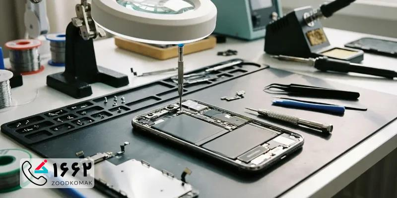 سوالات متداول تعمیر موبایل اپل در اقدسیه